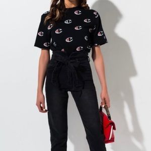 Champion Heritage Scribble Logo Tee